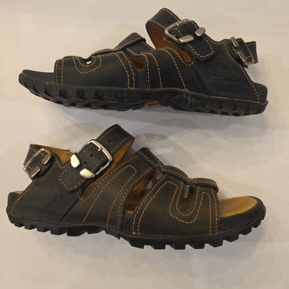 NIKE Men's ACG Air Leather Sz 10 Fisherman Sandals VTG‎ Dadcore Rugged Outdoors - Picture 3 of 9